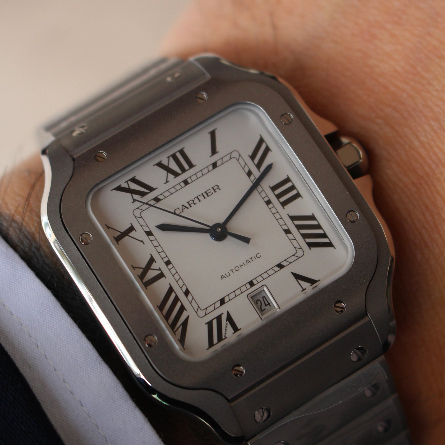 Cartier Santos ref. WSSA0089 Titanio
