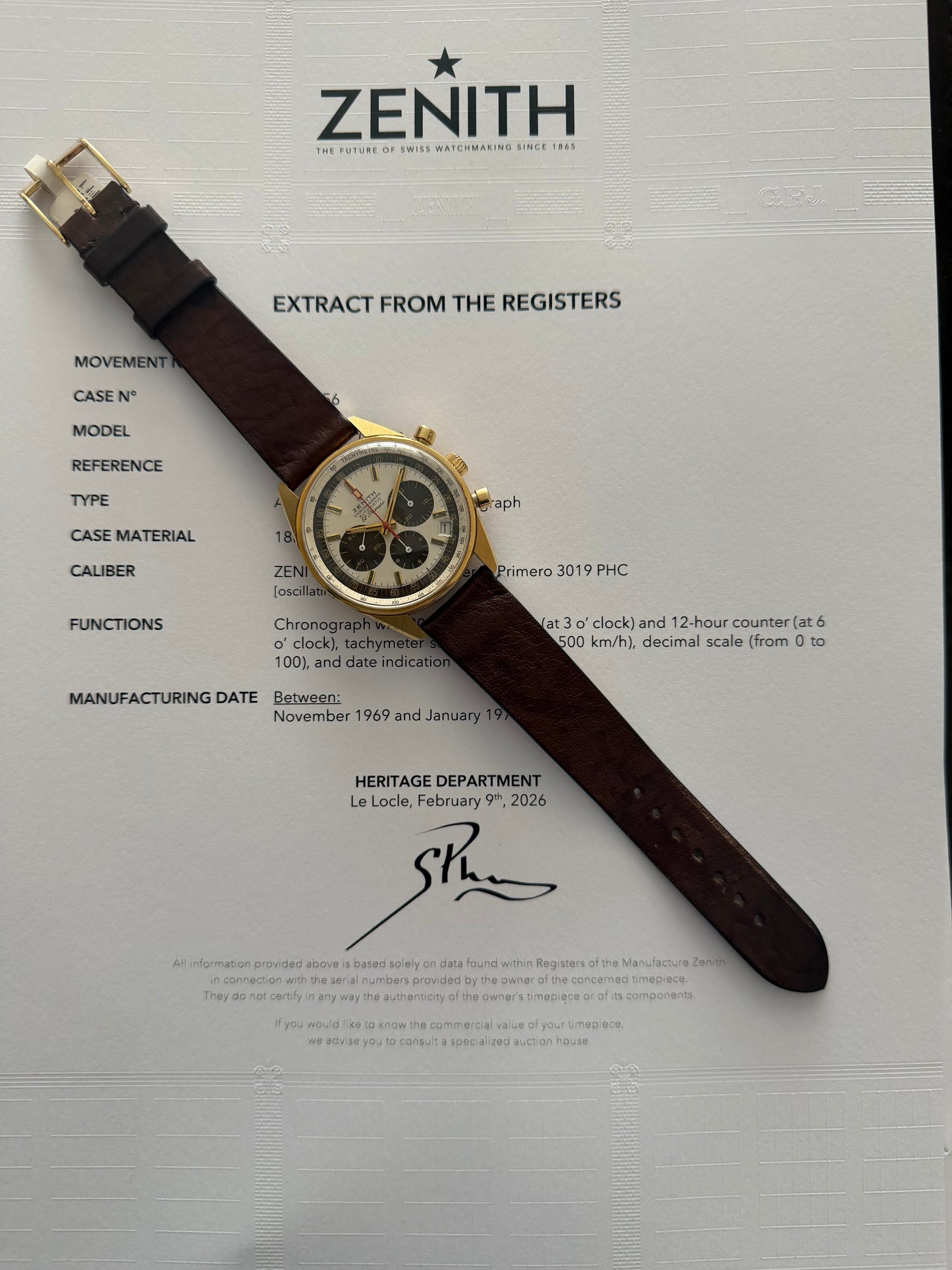 Zenith El Primero G381