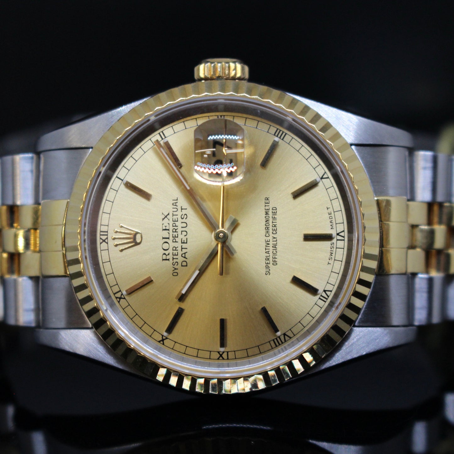 Rolex Date Just ref.16233 acciaio oro