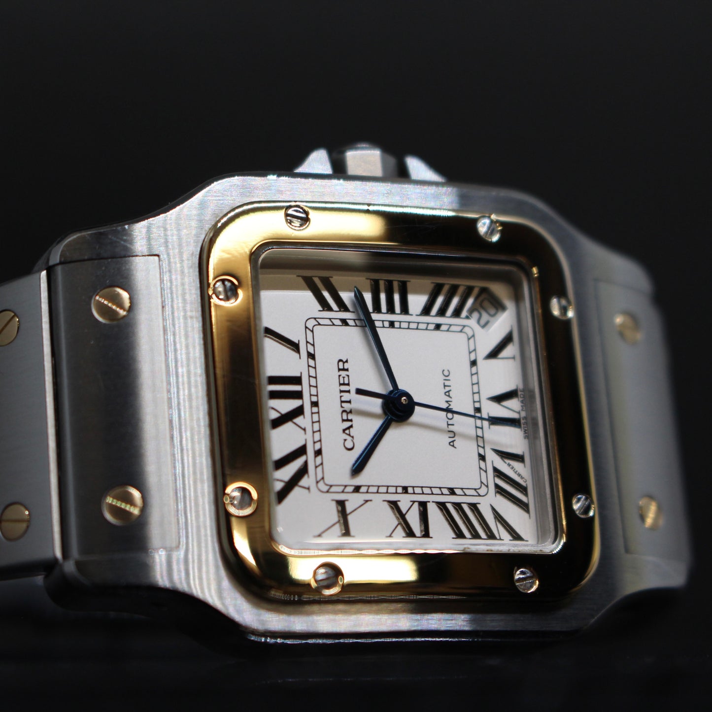Cartier Santos ref.2823 acciaio oro