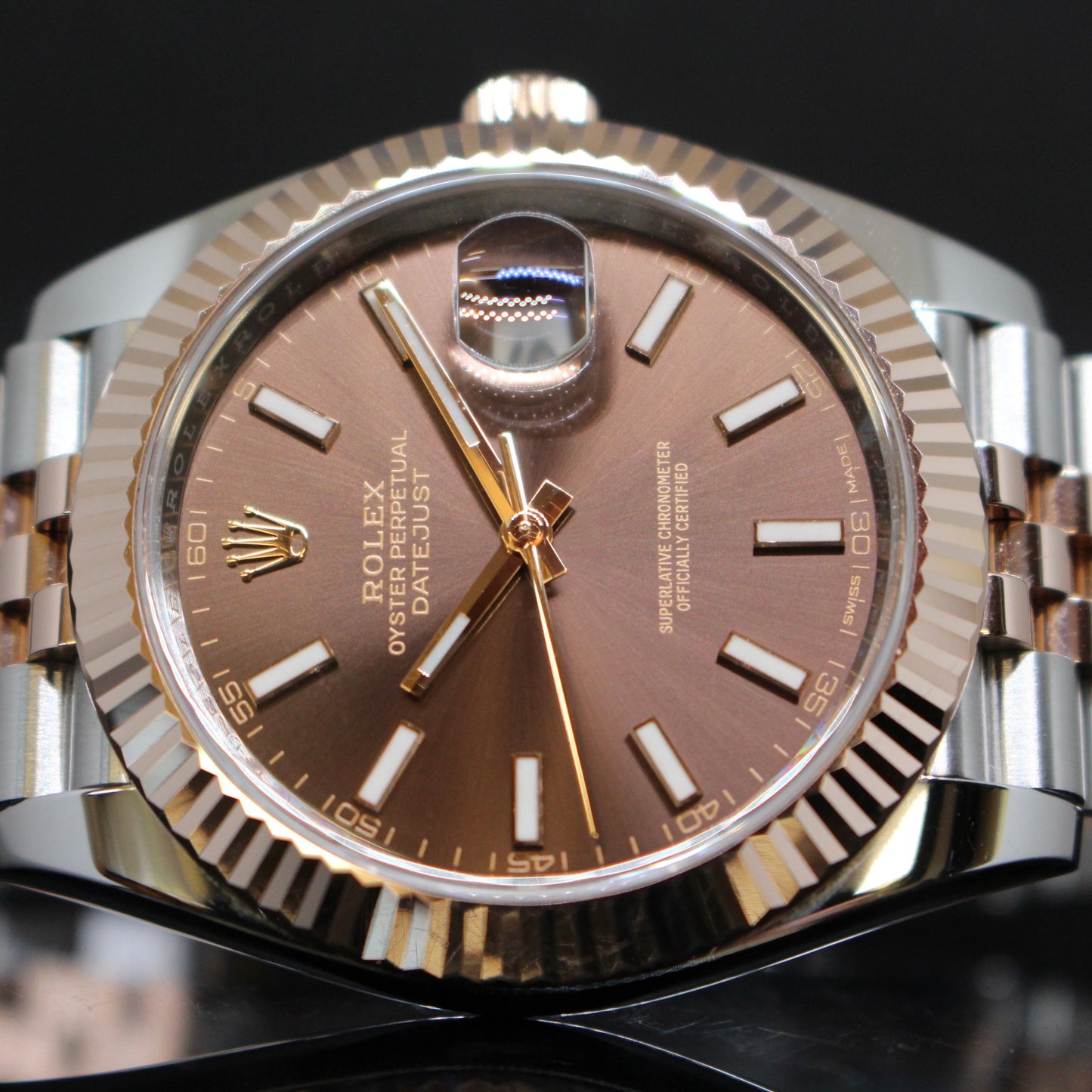 Rolex Date Just ref.126331 acciaio oro rosa
