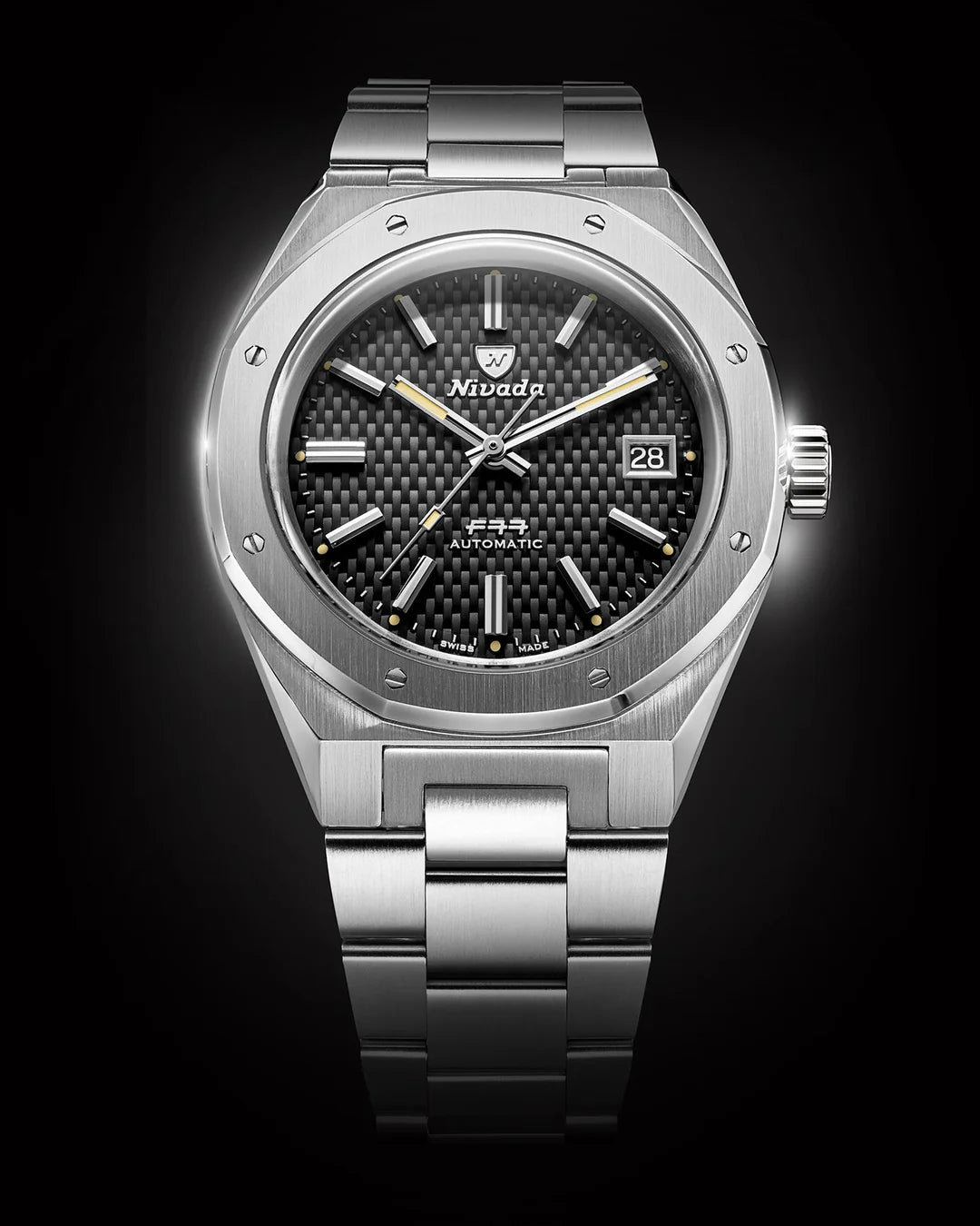 Nivada Grenchen F77 ref.69041A77A With Date