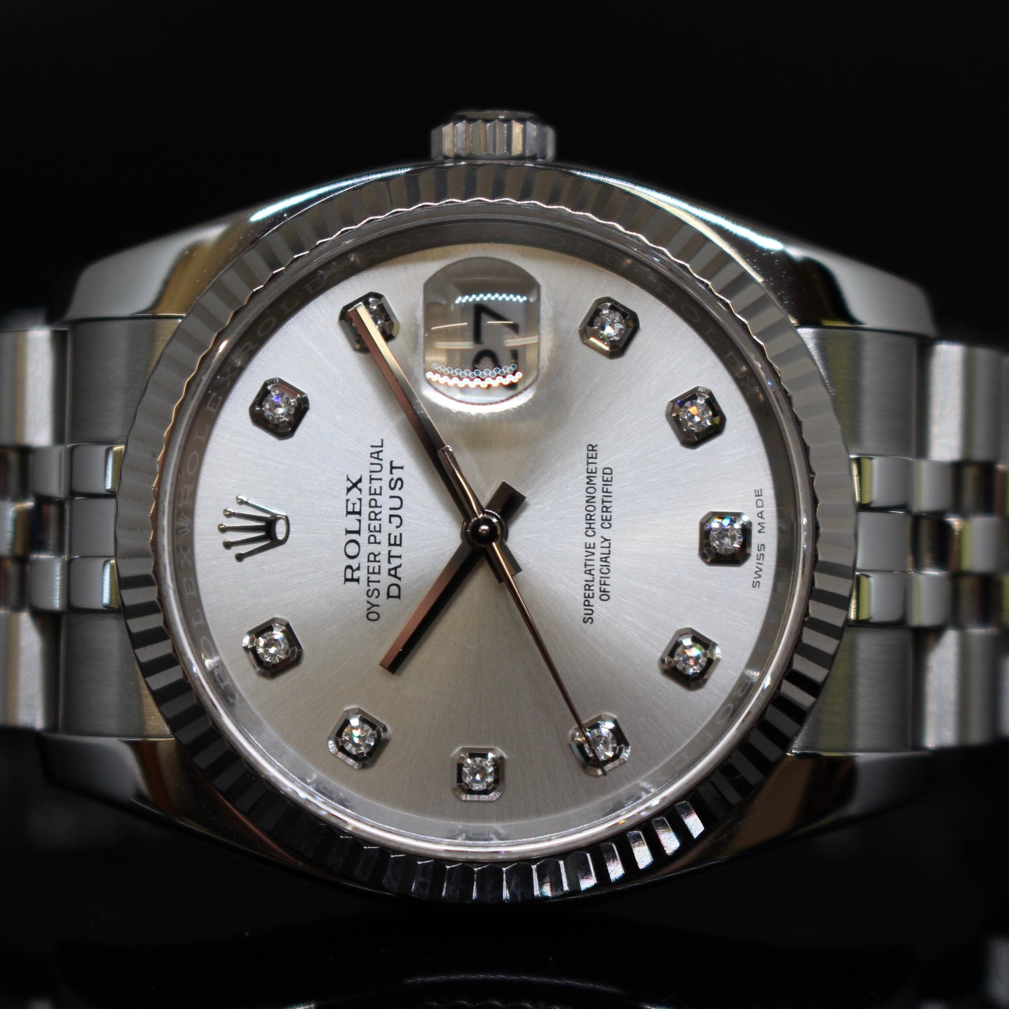 Rolex Date Just ref.116234 quadrante brillanti