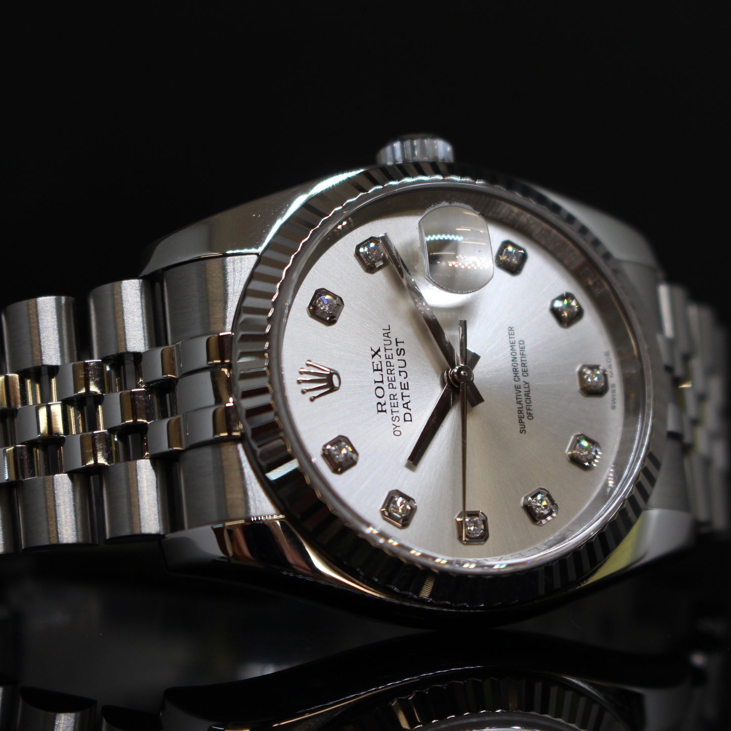 Rolex Date Just ref.116234 quadrante brillanti