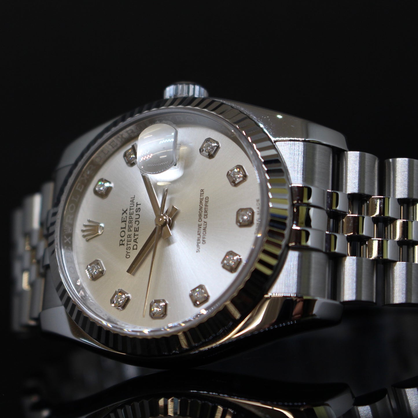 Rolex Date Just ref.116234 quadrante brillanti