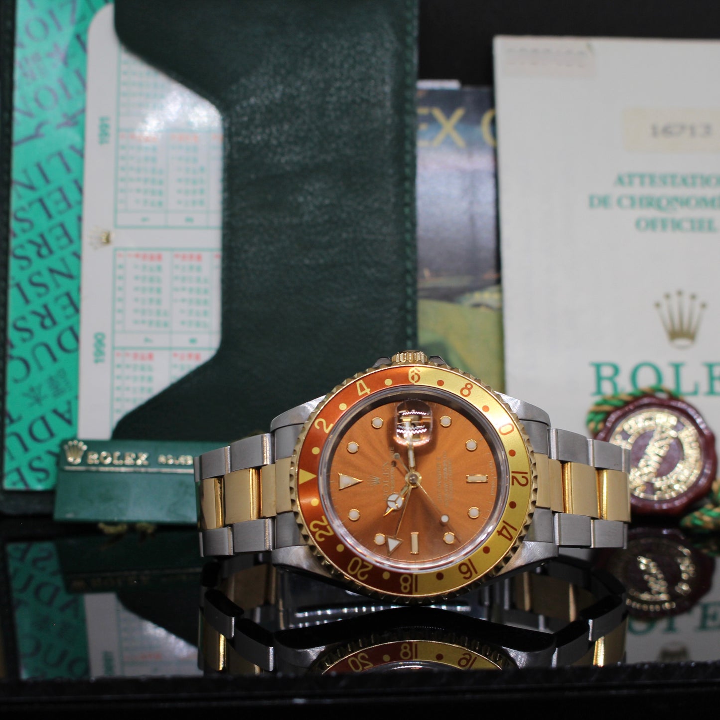 Rolex Gmt Master II ref.16713 acciaio oro