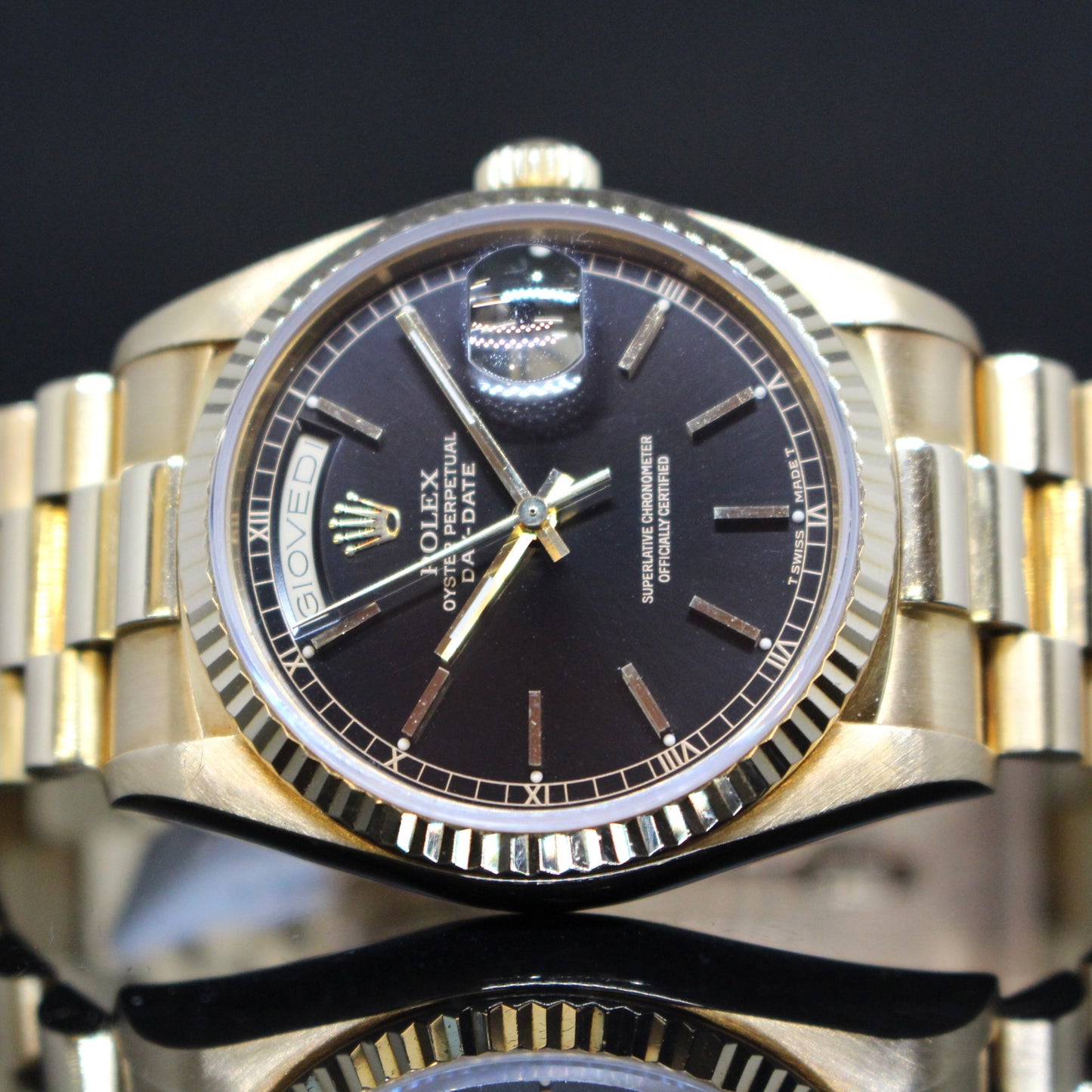 Rolex Day-Date ref.18038 oro giallo