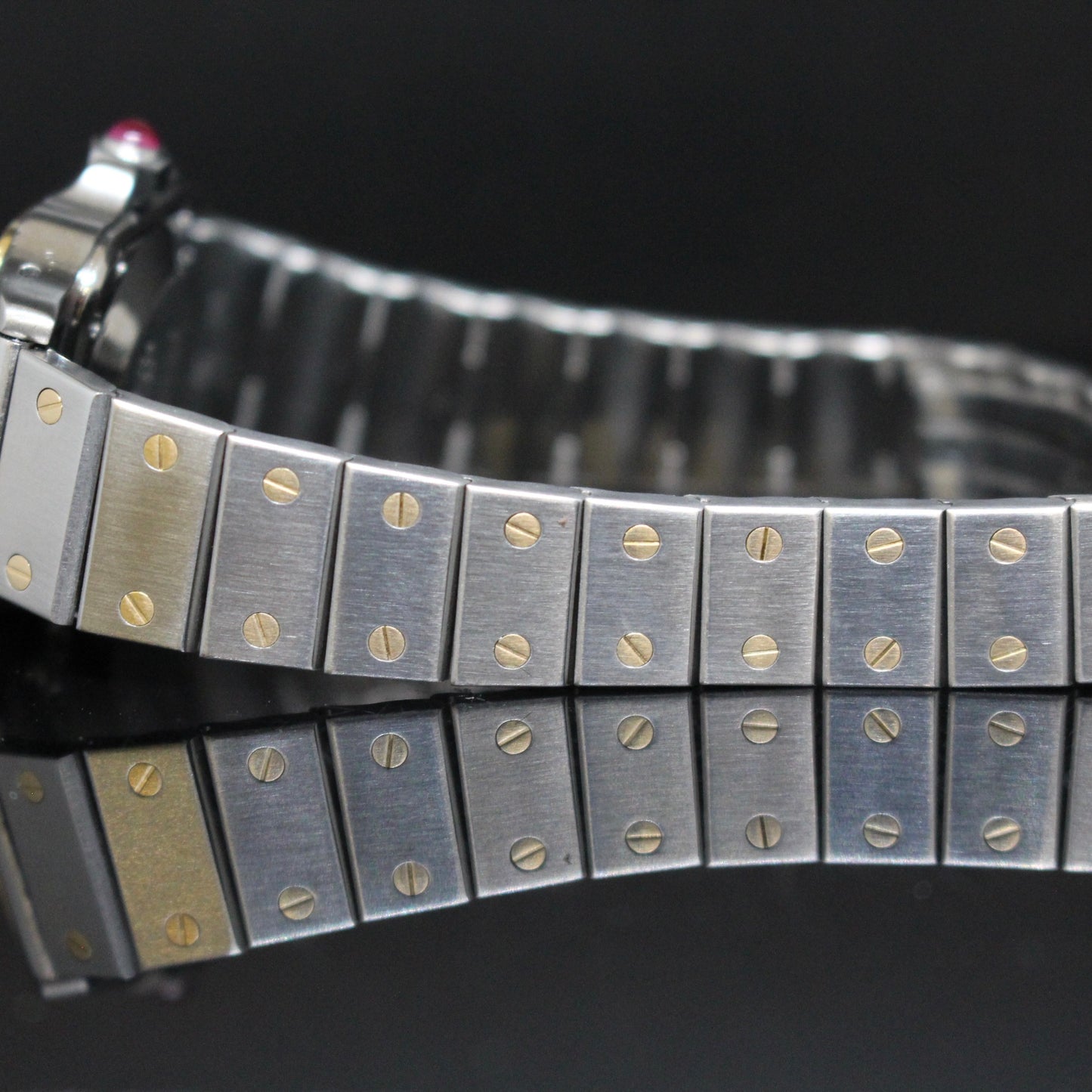 Cartier Santos Galbèe acciaio oro spider dial