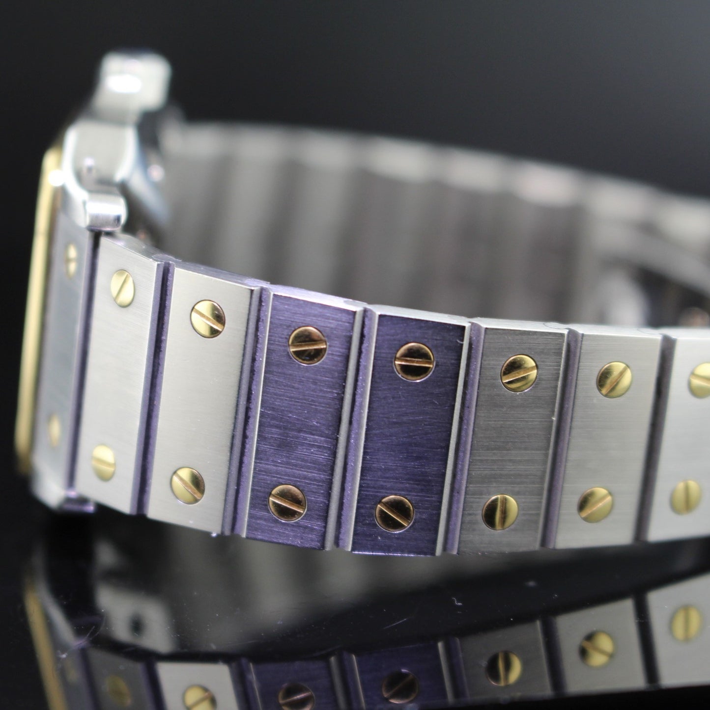CARTIER SANTOS GALBEE ACCIAIO ORO