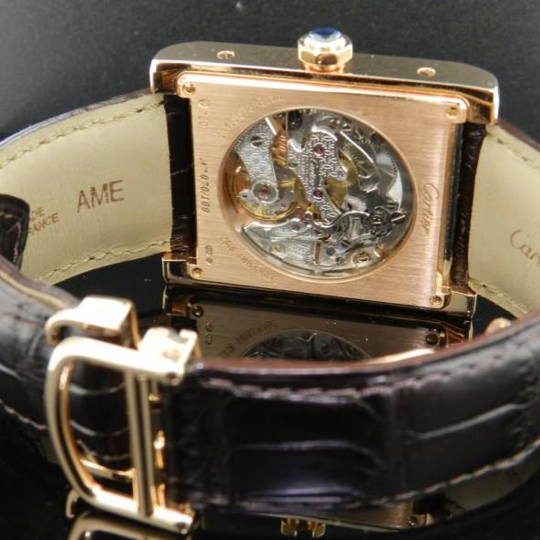 Cartier Tank Chronographe monopulsante Collection Privèe