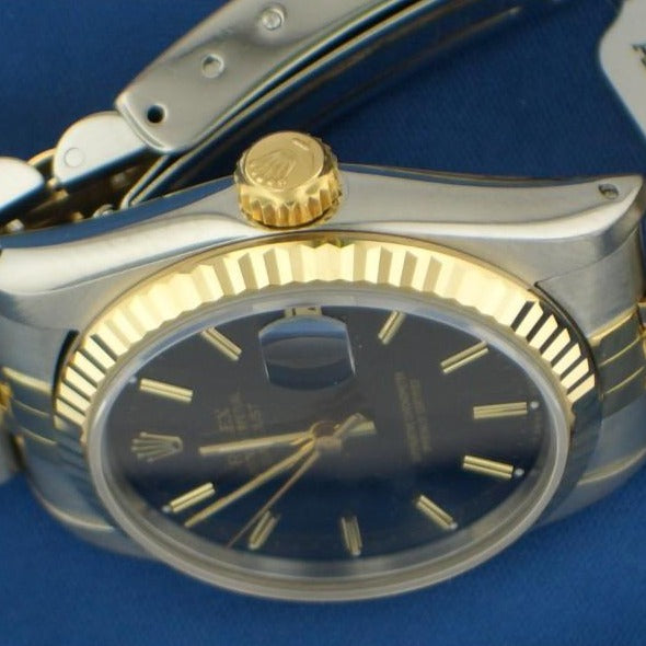 Rolex Date Just 68273 acciaio-oro