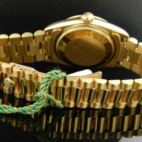 Rolex date just 68278 oro giallo misura media