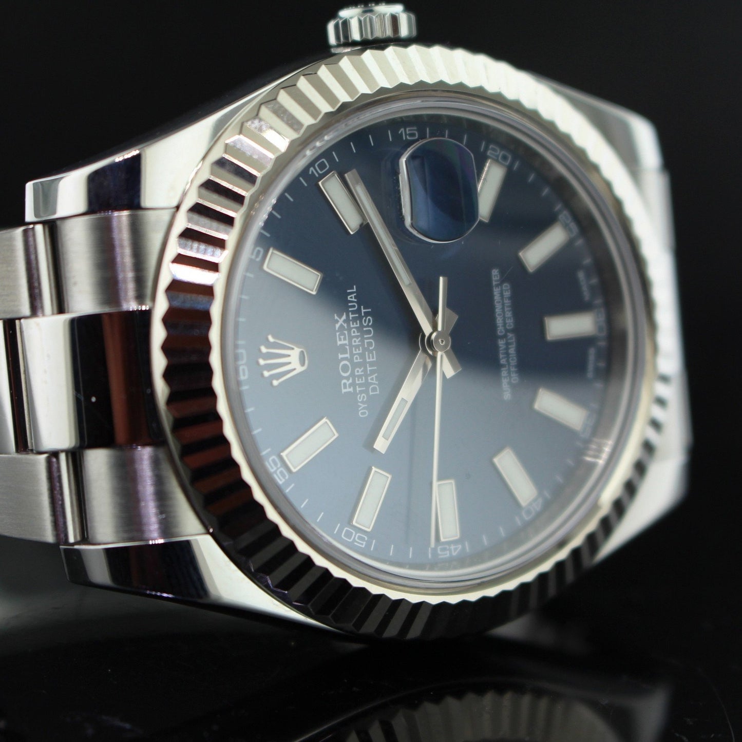 Rolex date just II ref. 116334 acciaio