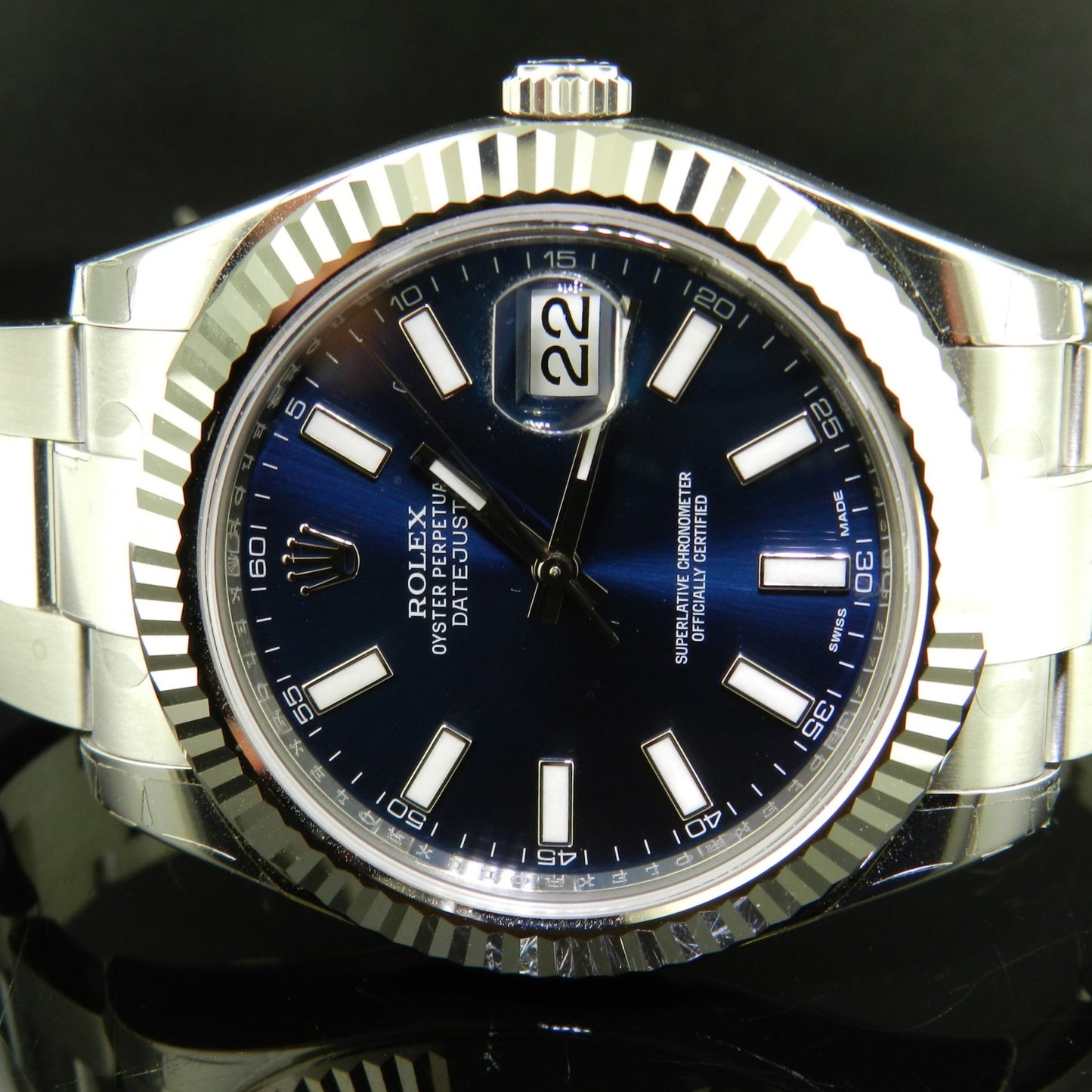 Rolex date just II ref. 116334 acciaio