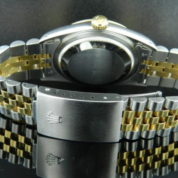 Rolex date just ref.16233 acciaio oro