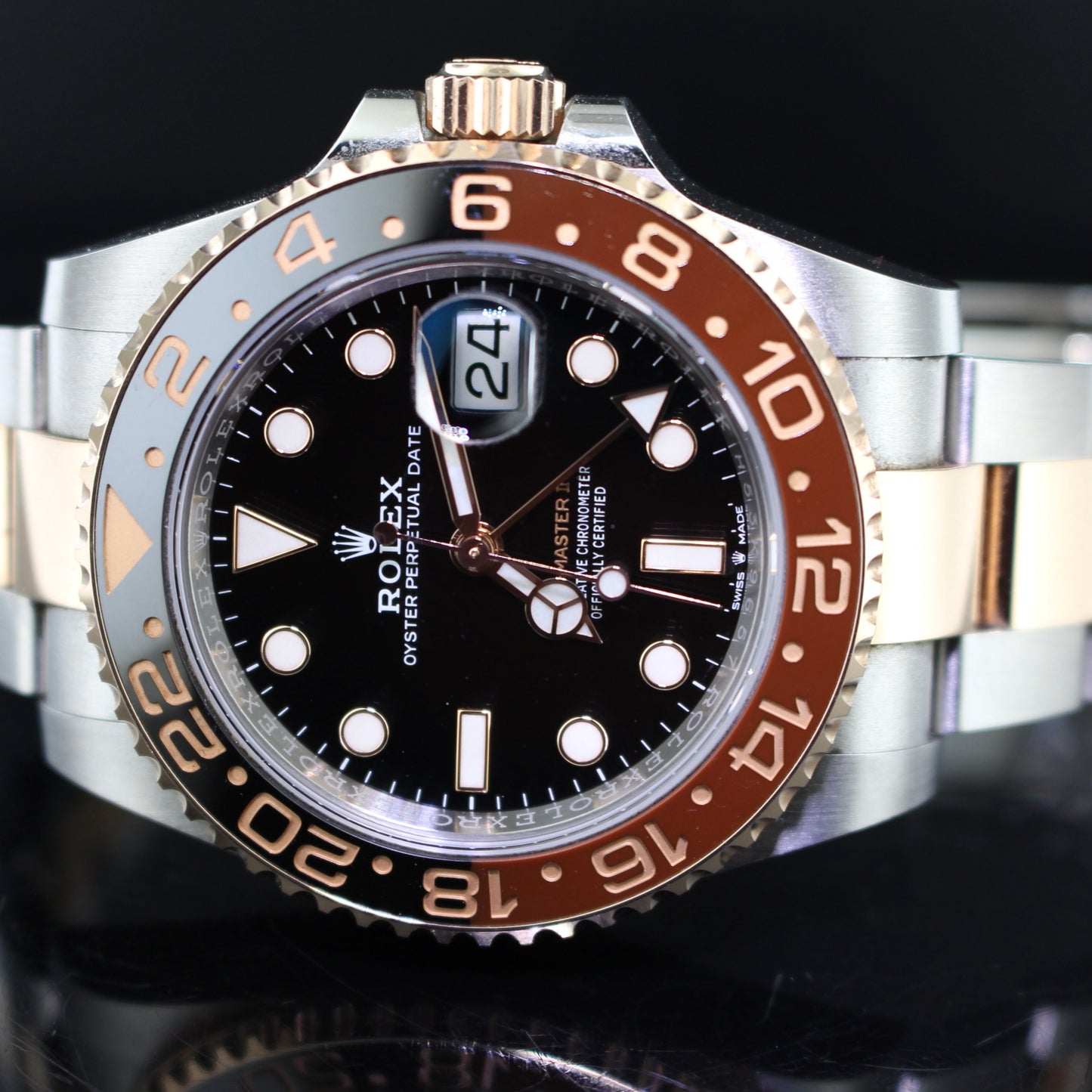Rolex Gmt master II ref.126711CHNR acciaio oro rosa