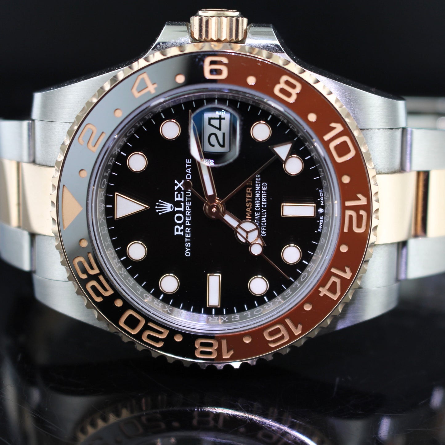 Rolex Gmt master II ref.126711CHNR acciaio oro rosa
