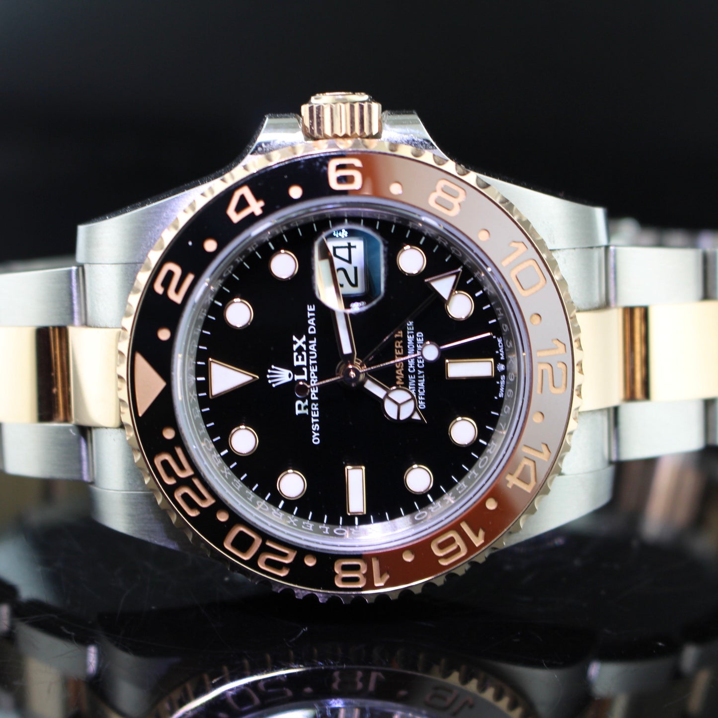 Rolex Gmt master II ref.126711CHNR acciaio oro rosa