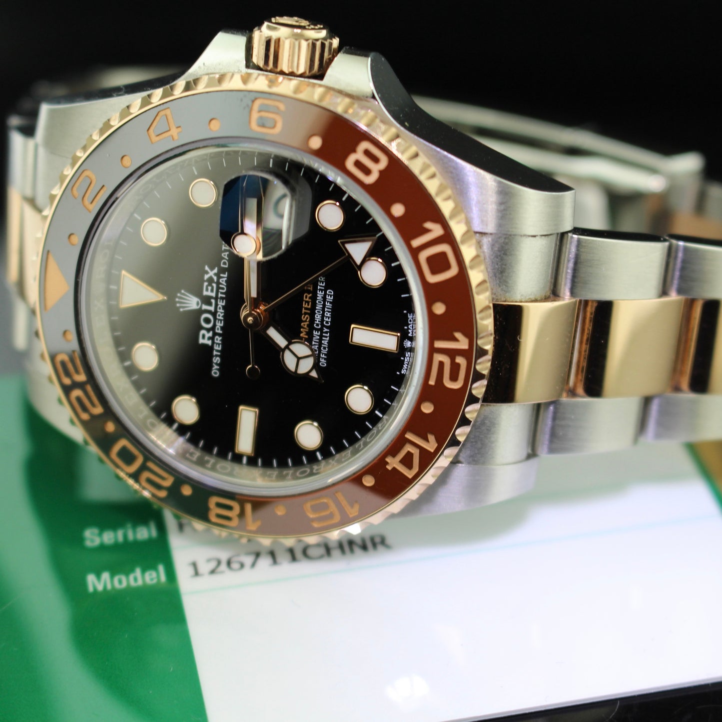 Rolex Gmt master II ref.126711CHNR acciaio oro rosa