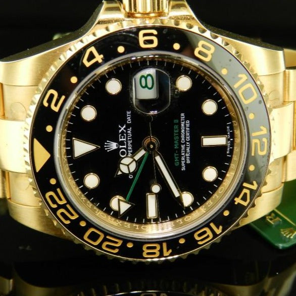 Rolex Gmt Master II ref.116718BLN oro giallo