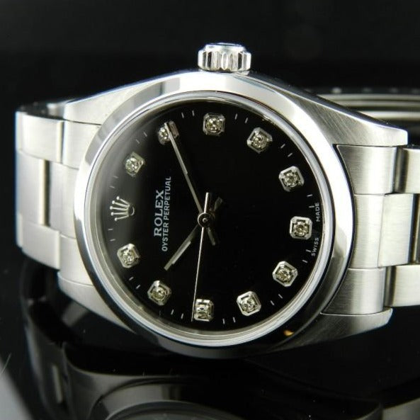 Rolex oyster perpetual ref. 77080 quadrante brillanti