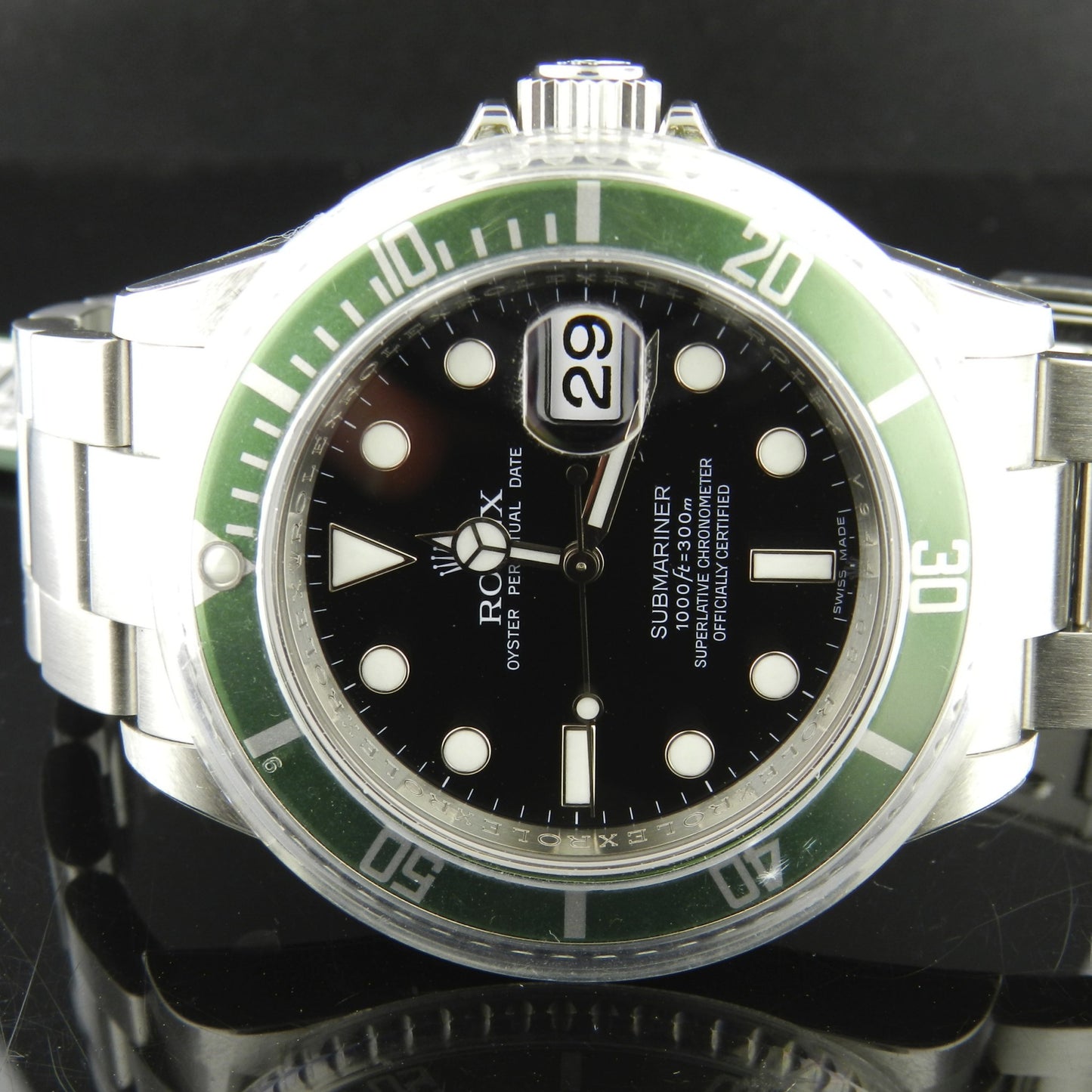 Rolex Submariner ghiera verde ref. 16610LV nos