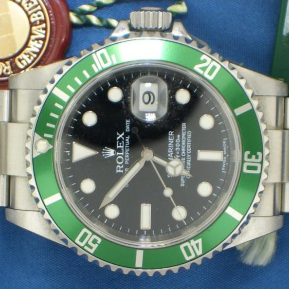 Rolex Submariner ghiera verde ref.16610LV