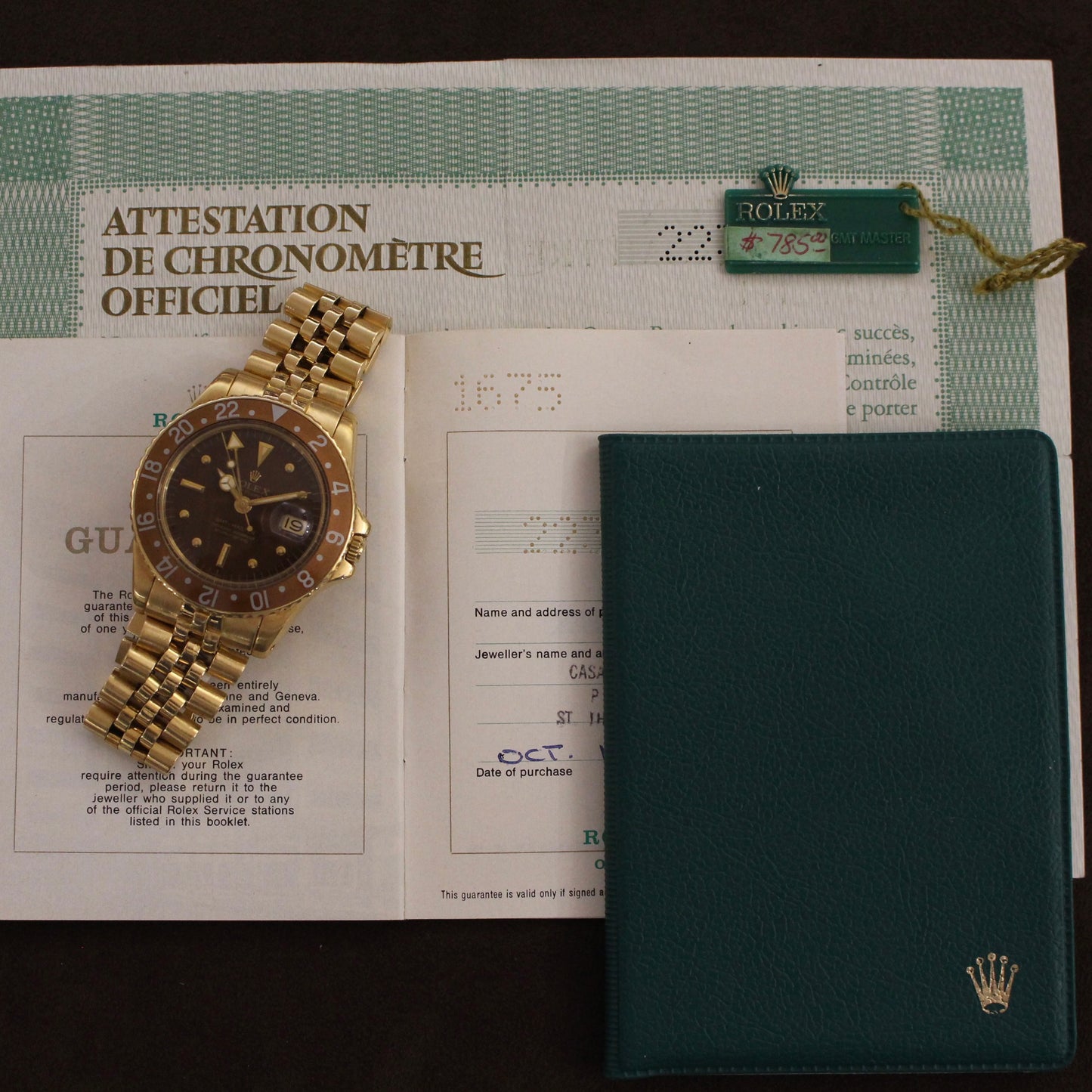 Rolex Gmt Master  ref.1675 Stella Dial