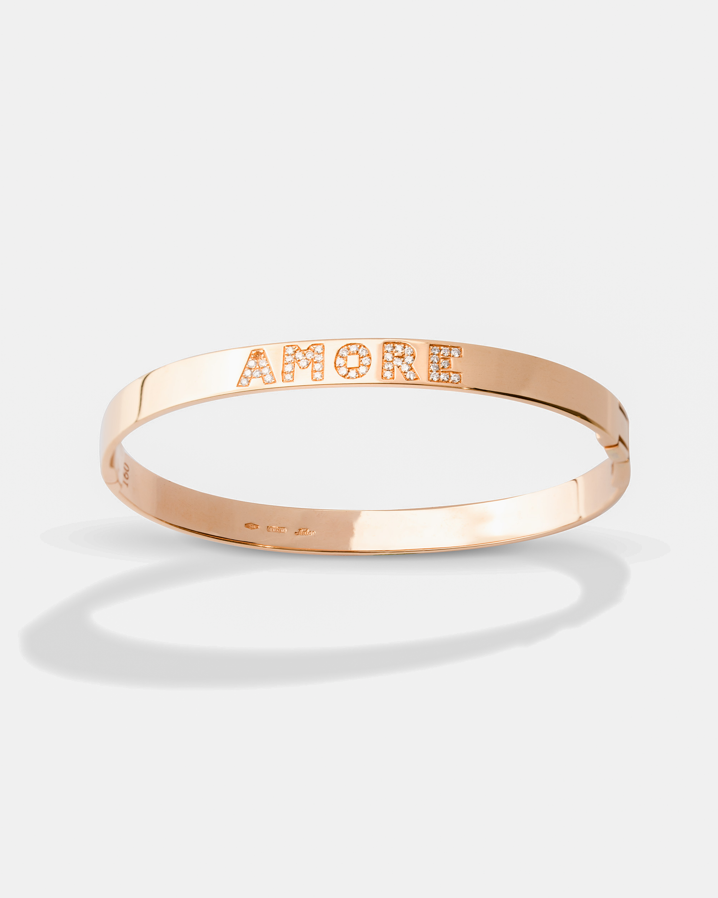 BRACCIALE RIGIDO IN ORO ROSA