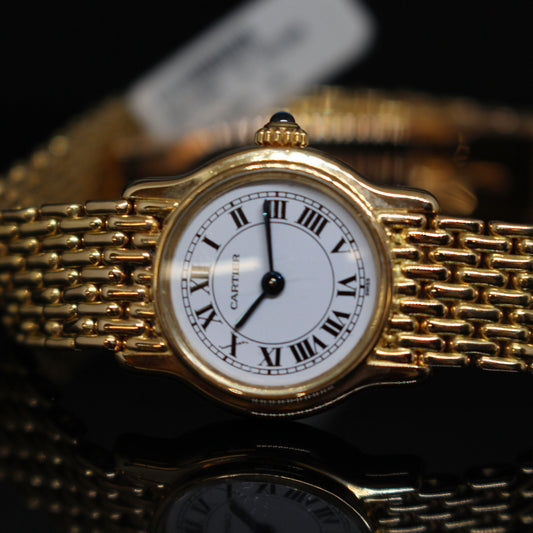 Cartier Quartz 18 KT Roman
