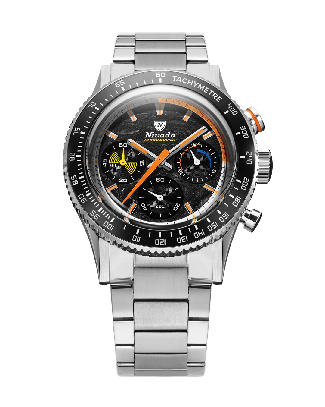 Nivada Grenchen Chronoking Mecaquartz Racing Carbon L.E. ref.87049Q20