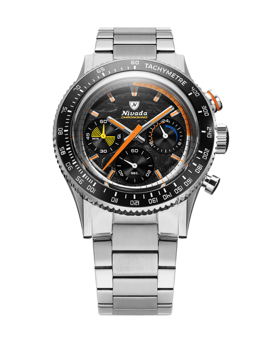 Nivada Grenchen Chronoking Mecaquartz Racing Carbon L.E. ref.87049Q20