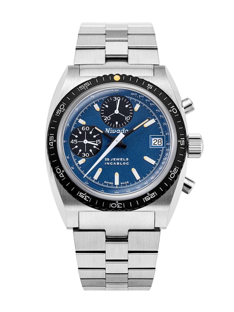 Nivada Grenchen chronosport Blue ref.77003A45 L.E.