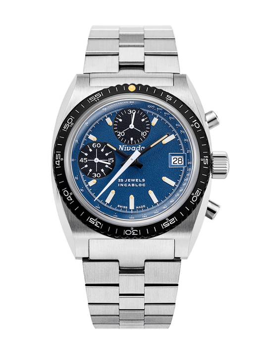 Nivada Grenchen chronosport Blue ref.77003A45 L.E.