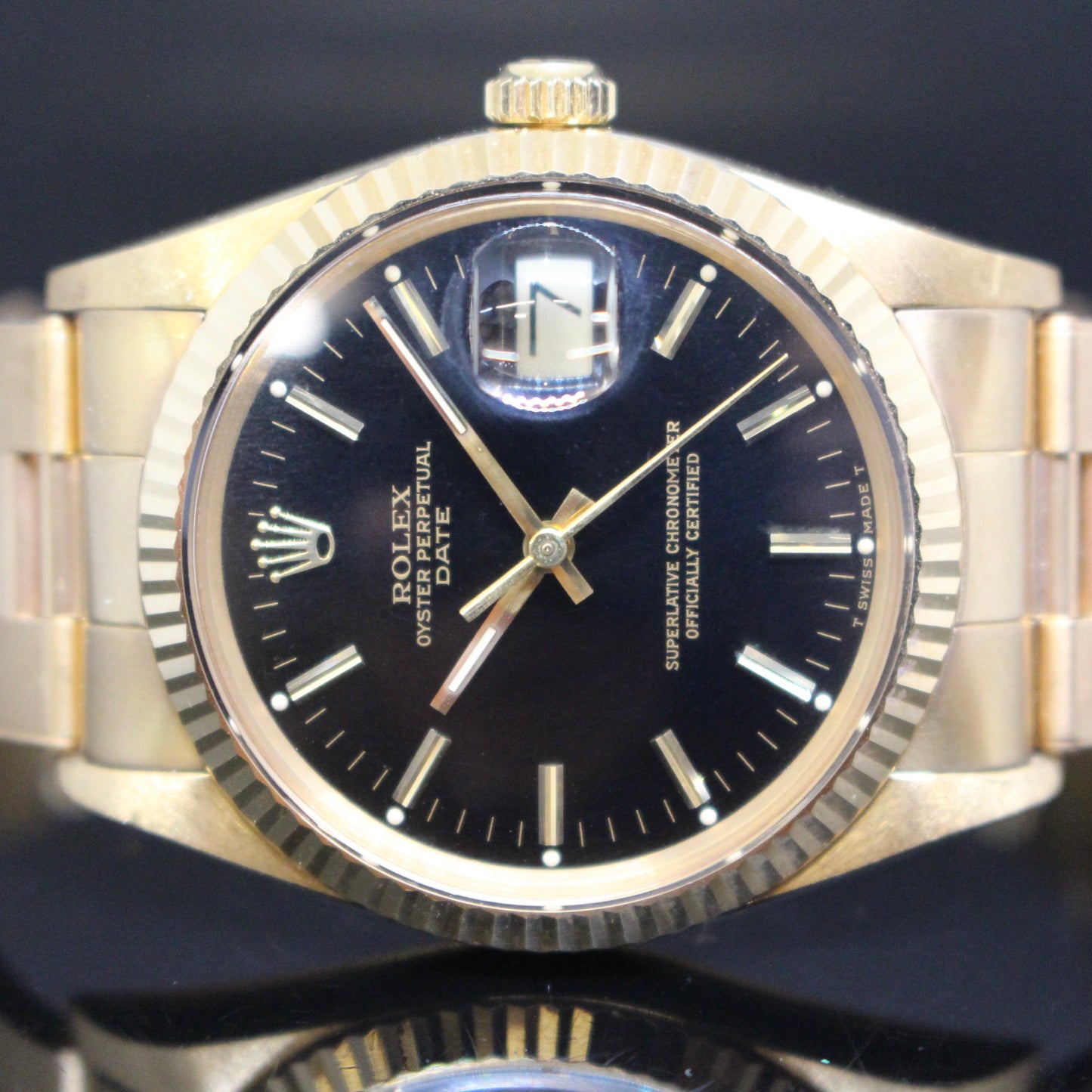 Rolex Date ref.15038 Yellow Gold