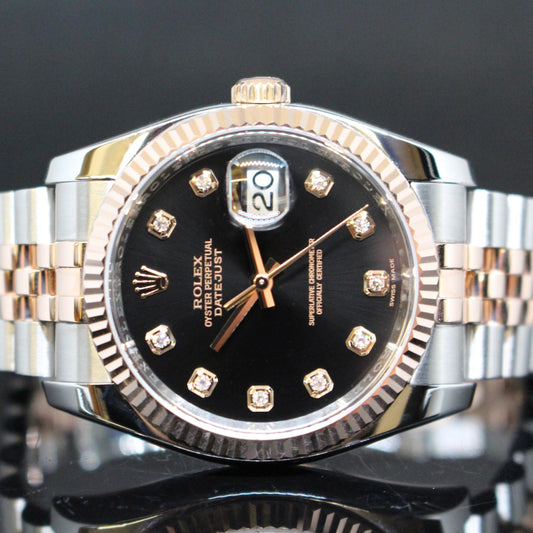 Rolex Datejust ref. 116231 acciai oro rosa