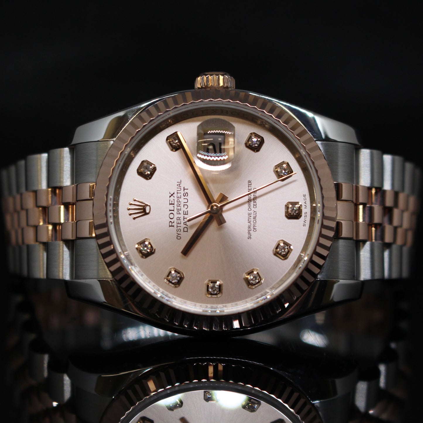 Rolex Datejust ref.116231 acciaio e oro rosa
