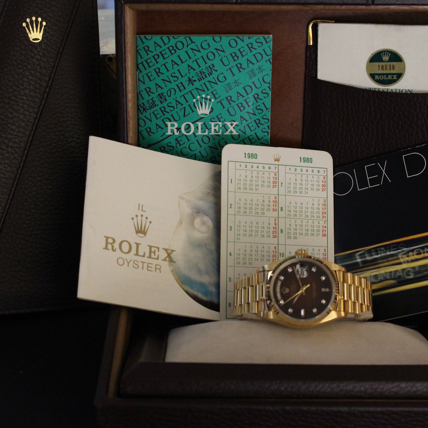 Rolex Day-Date ref.18038 oro giallo