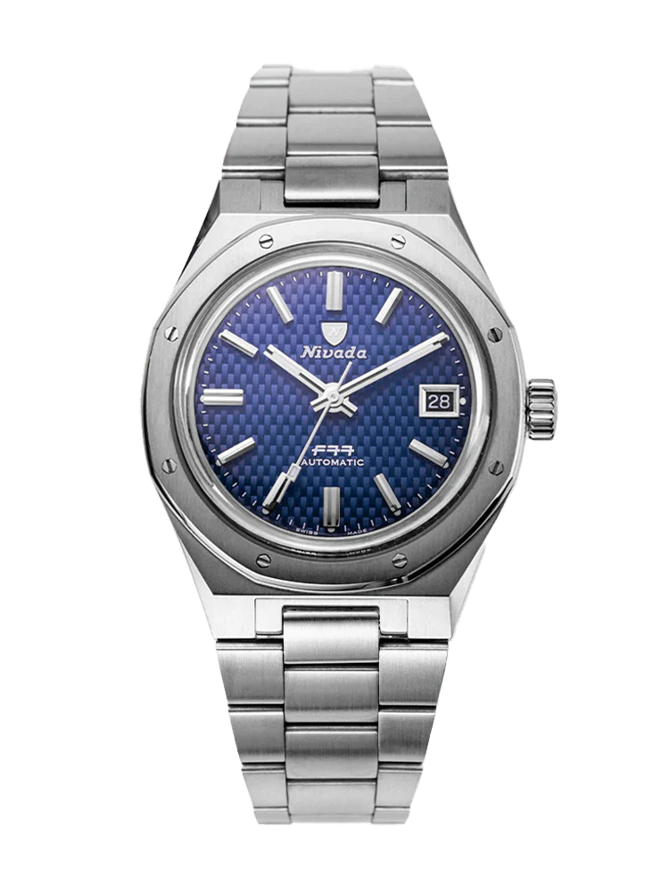 Nivada Grenchen F77 ref.69001A77 With Date 37mm