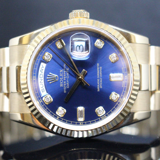 Rolex day Date ref.118238 oro giallo