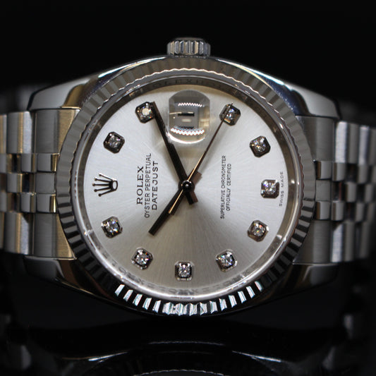 Rolex Date Just ref.116234 Brillanti
