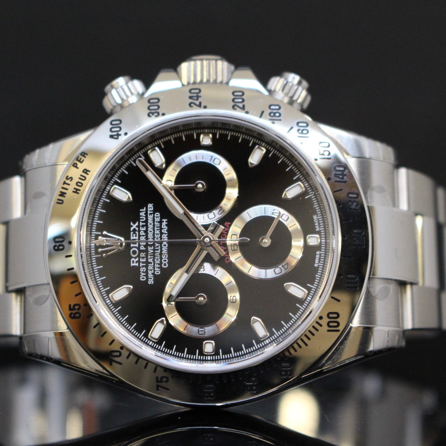 Rolex Daytona ref.116520 acciaio NOS  full stickers cromalight