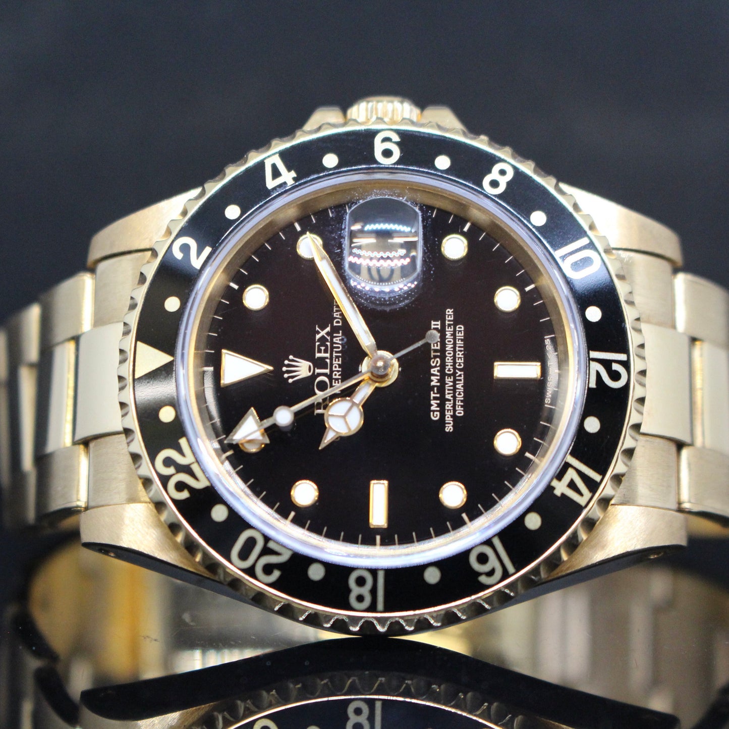 Rolex Gmt Master II ref. 16718 oro giallo