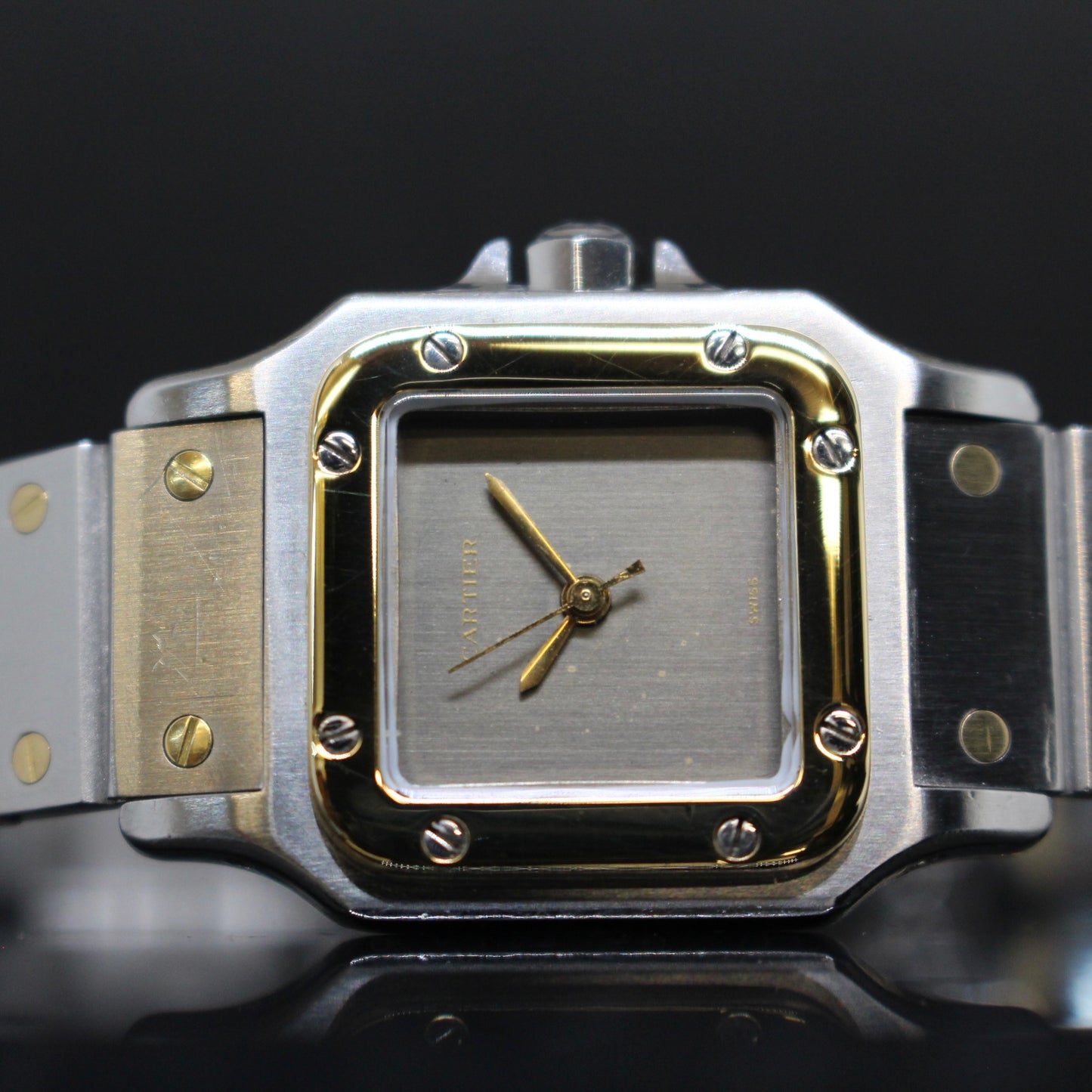 Cartier Santos Galee acciaio oro ref.0902