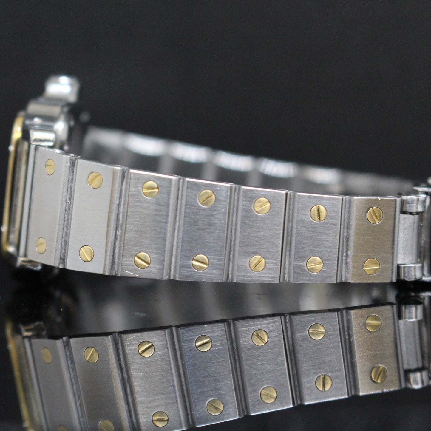 Cartier Santos Galee acciaio oro ref.0902