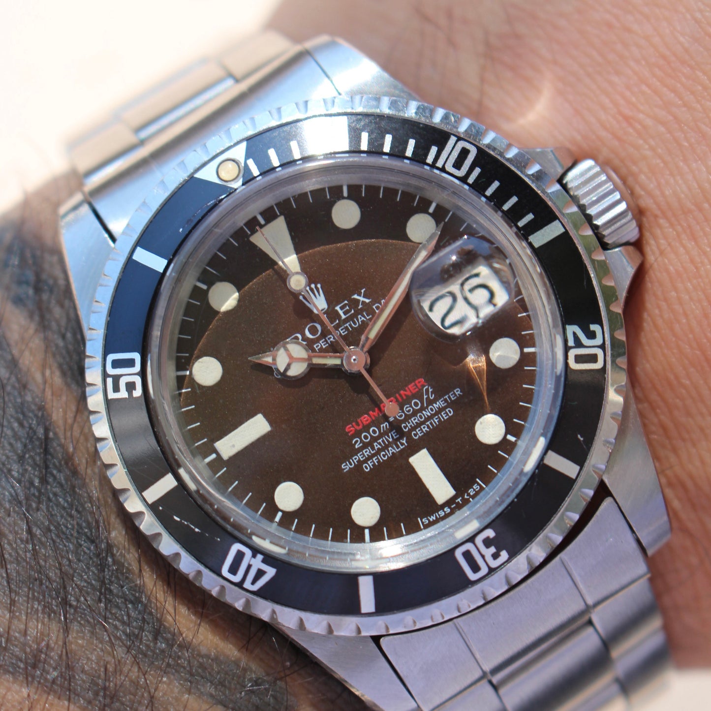 Rolex Submariner Date ref.1680 Tropicale