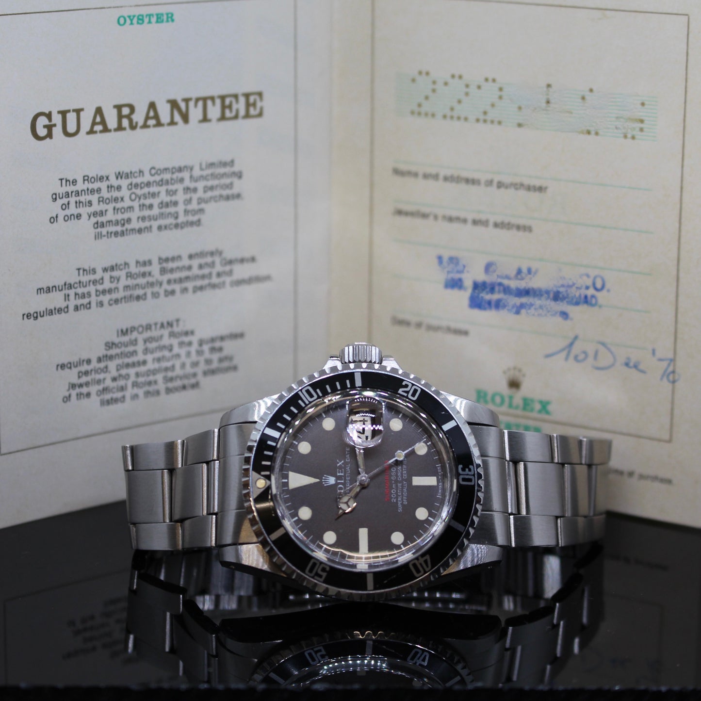 Rolex Submariner Date ref.1680 Tropicale