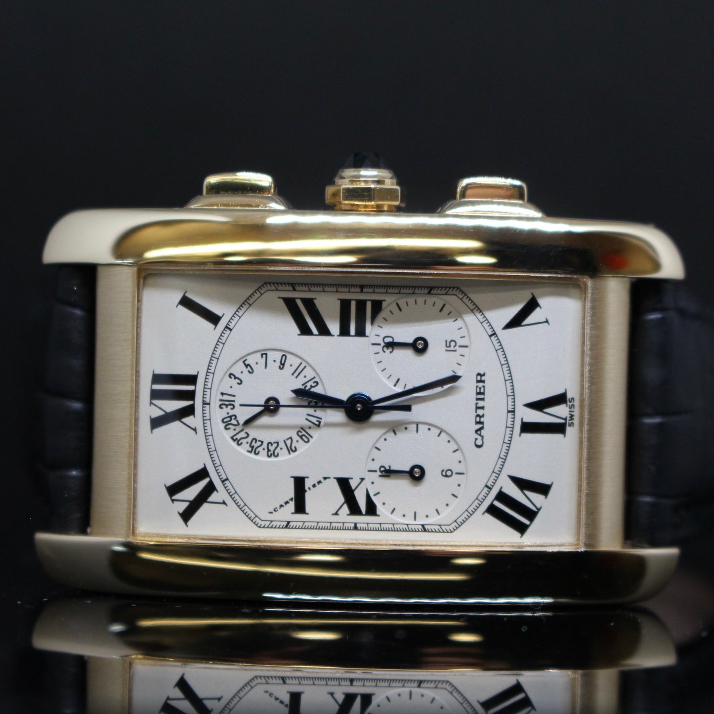 Cartier Tank Americaine ref.1730 oro giallo