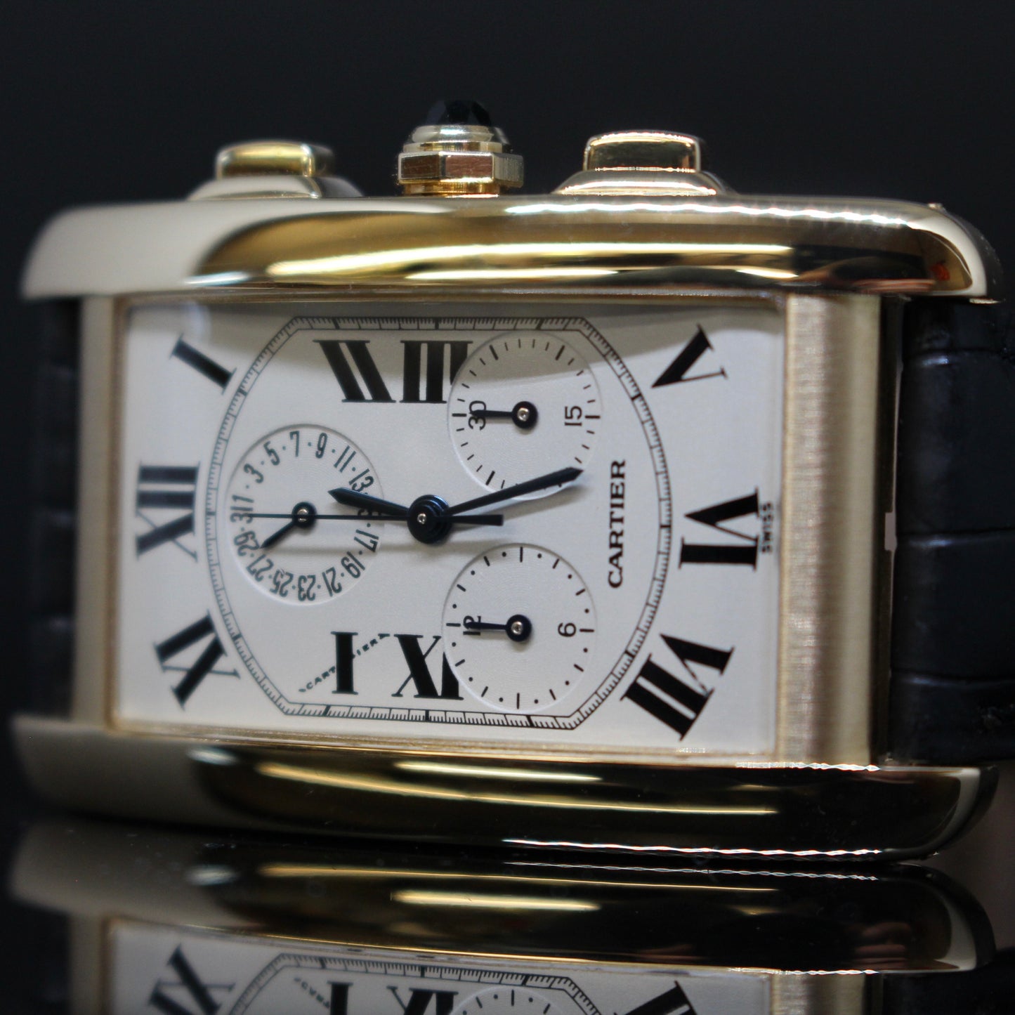 Cartier Tank Americaine ref.1730 oro giallo