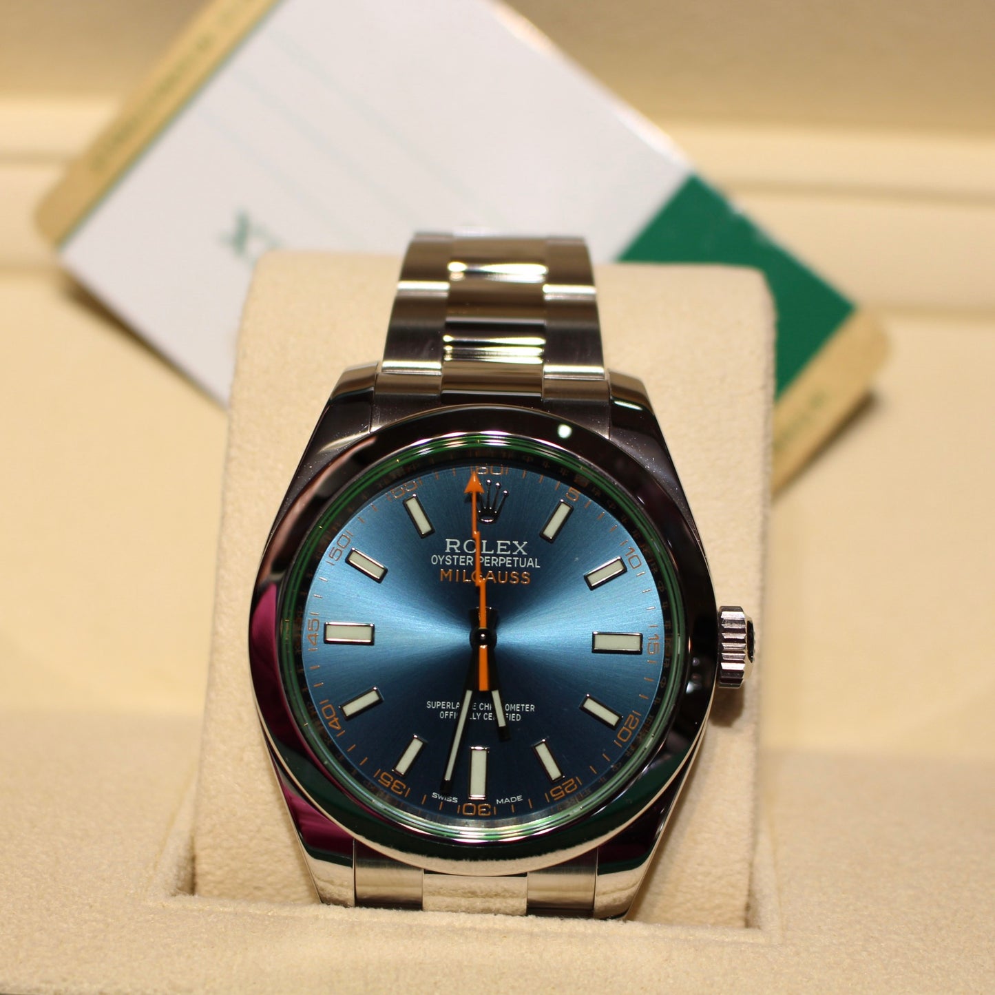 Rolex milgauss ref.116400GV